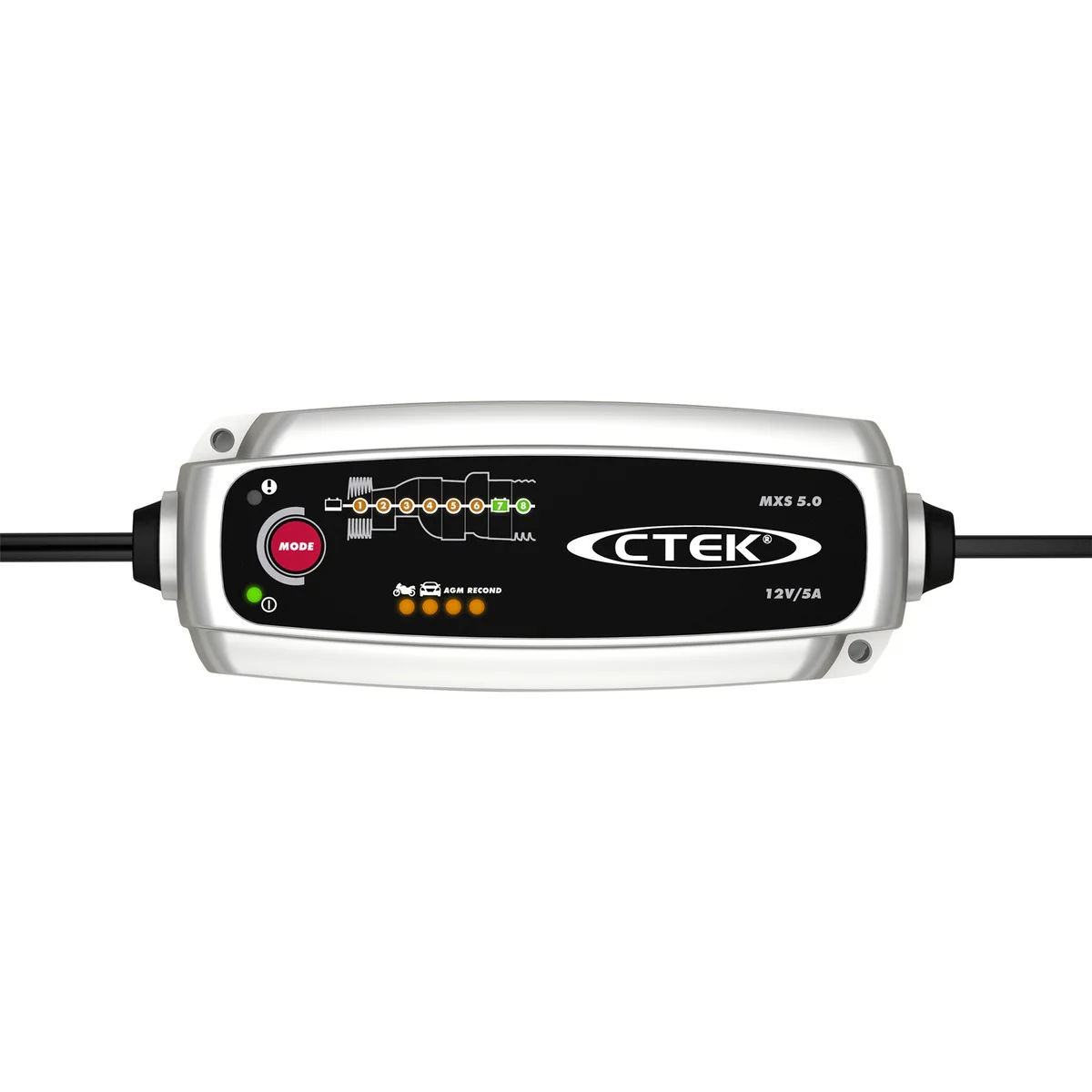 CTEK MXS 5.0 12v 5A Car Bike Van Boat Smart Battery Charger Kit - Image 3