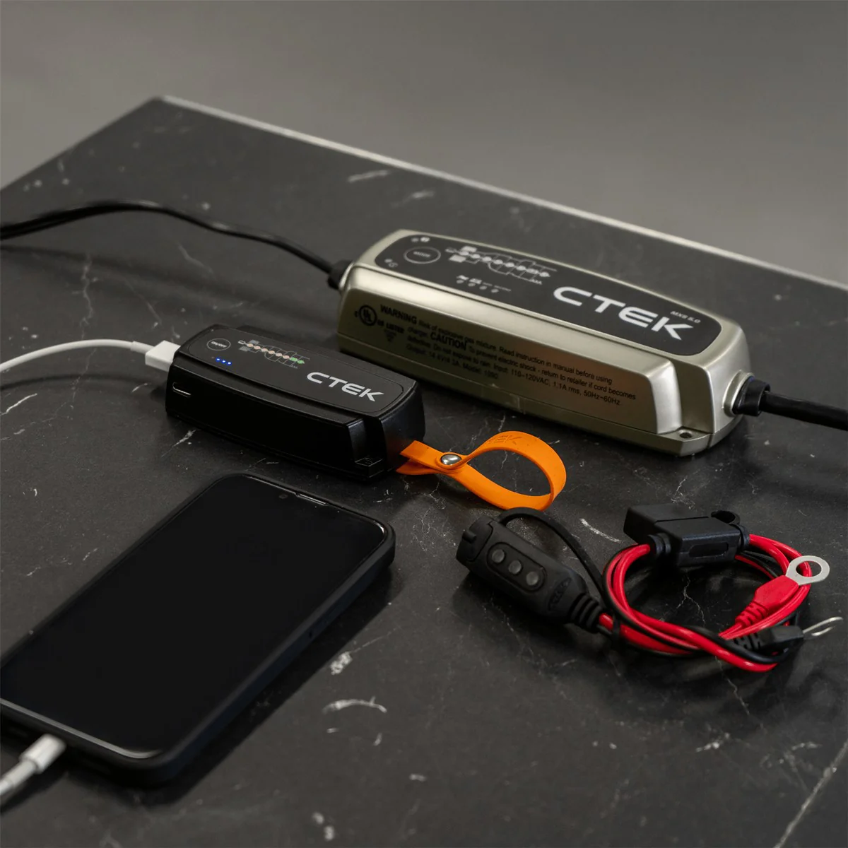 CTEK MXS 5.0 12v 5A Car Bike Van Boat Smart Battery Charger Kit - Image 6