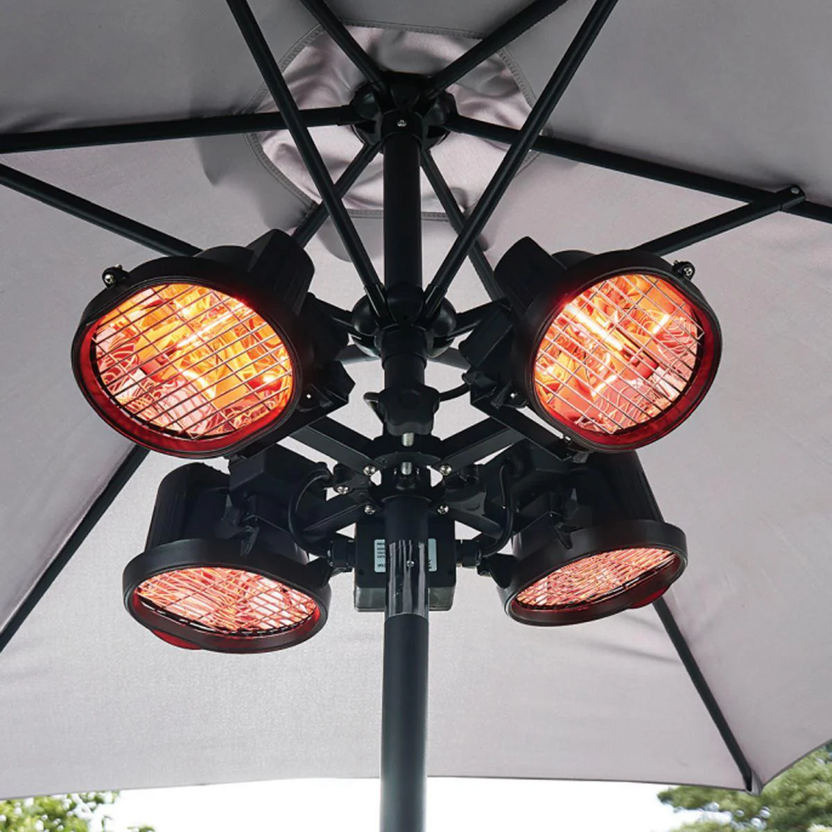 Dellonda 1800W Folding Parasol/Gazebo Infrared Heater - Image 4