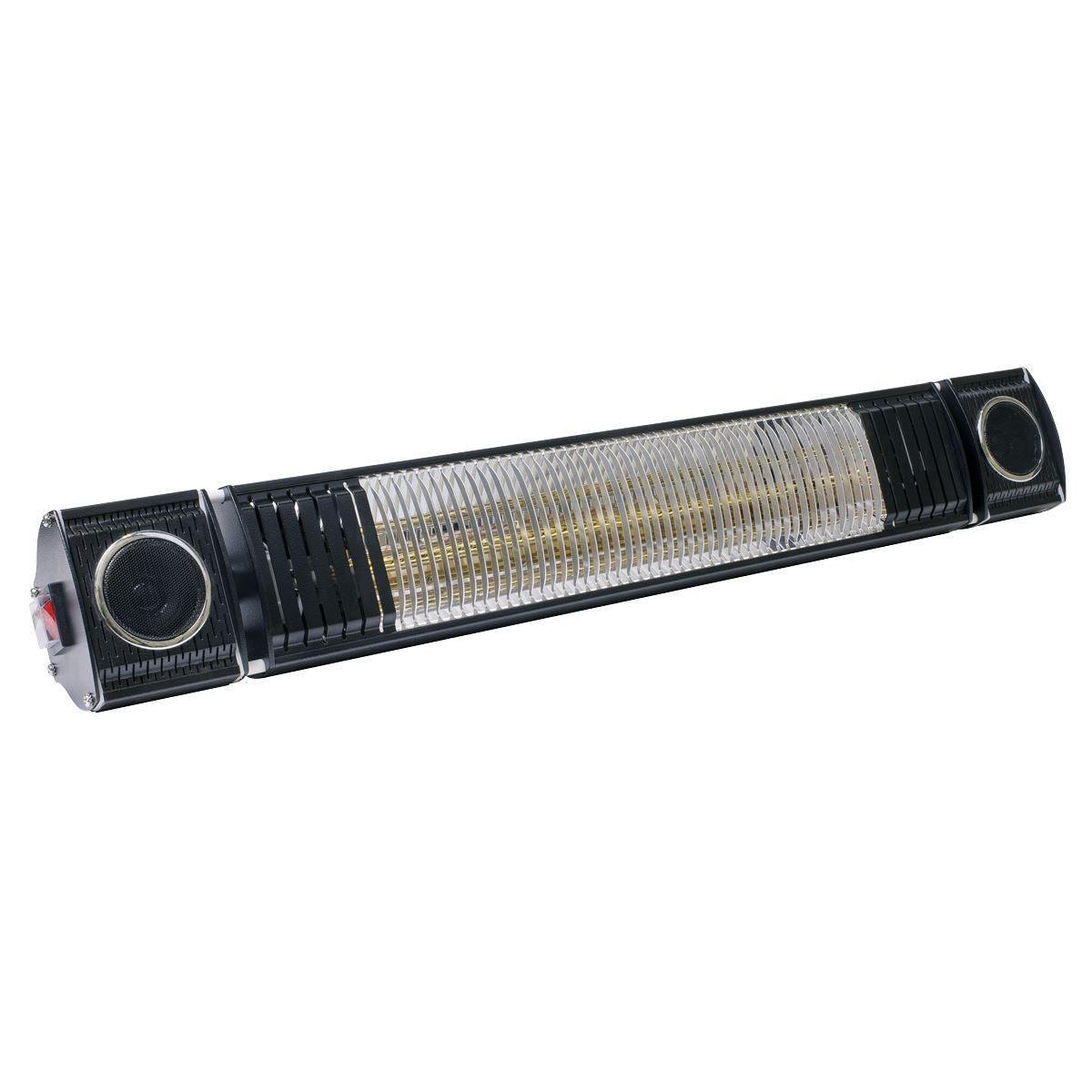 Dellonda 2000W Infrared Outdoor Patio Heater with Speakers