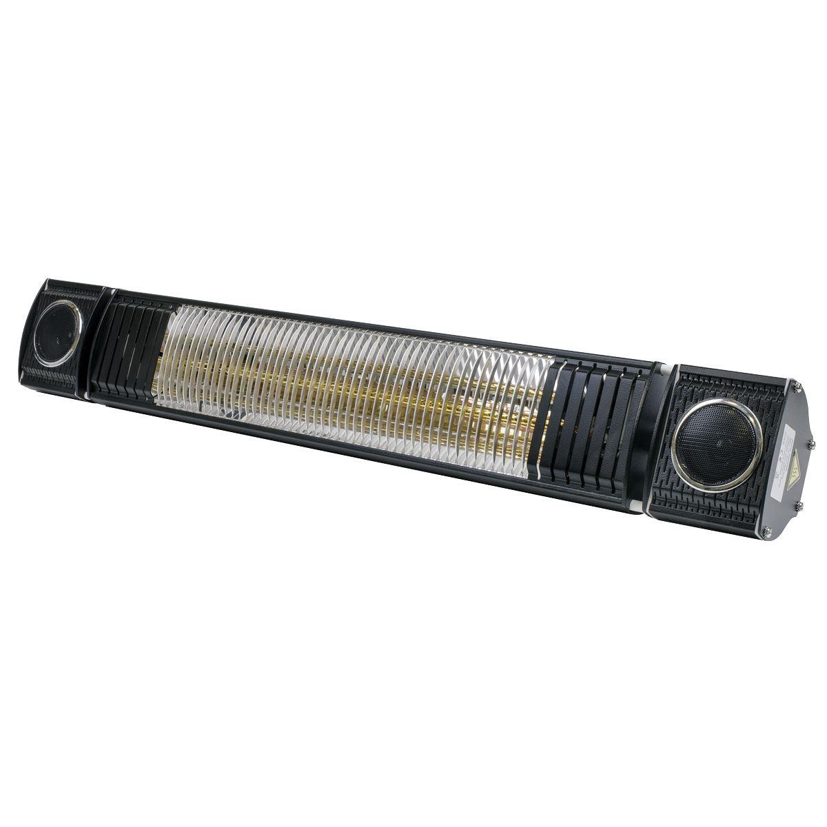 Dellonda 2000W Infrared Outdoor Patio Heater with Speakers - Image 2