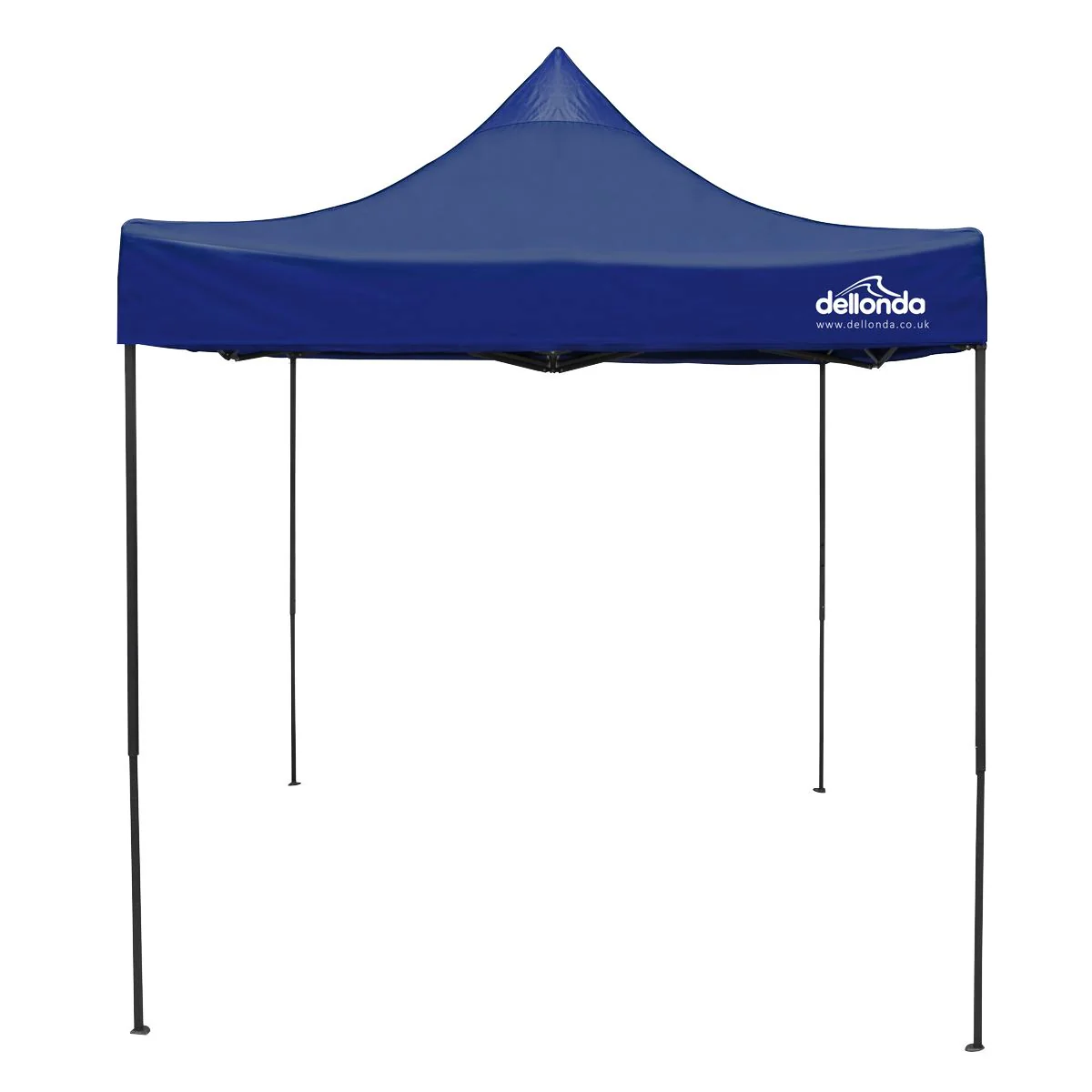 Dellonda 2x2m Pop-Up Gazebo Heavy Duty  Carry Bag Rope Stakes & Weight Blue - Image 5