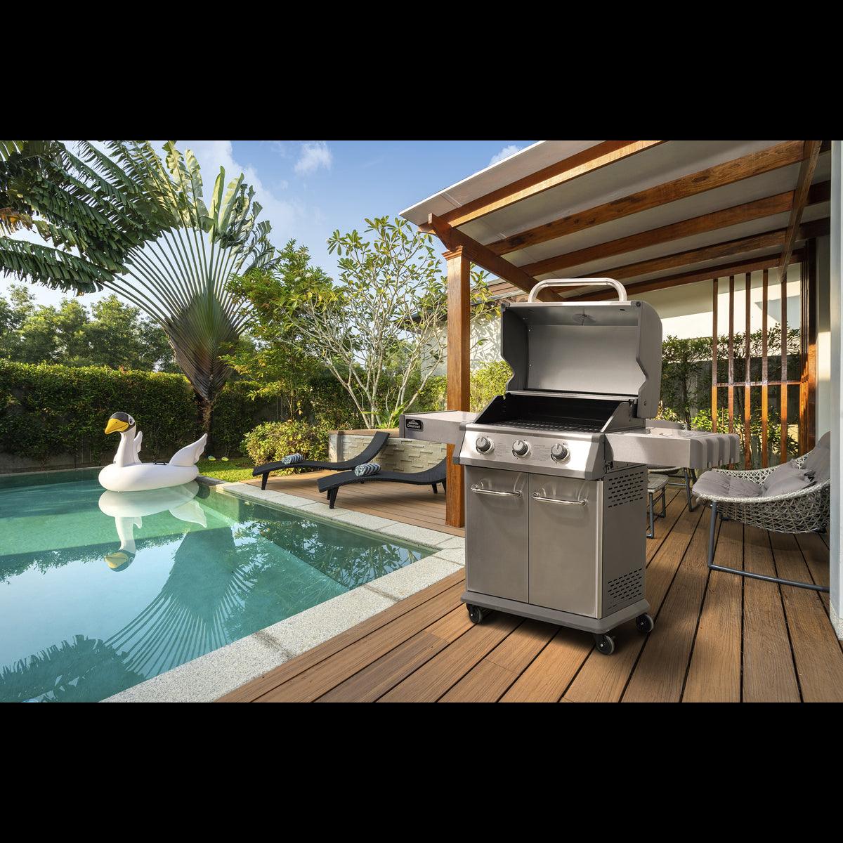 Dellonda 3 Burner Deluxe Gas BBQ - Image 4