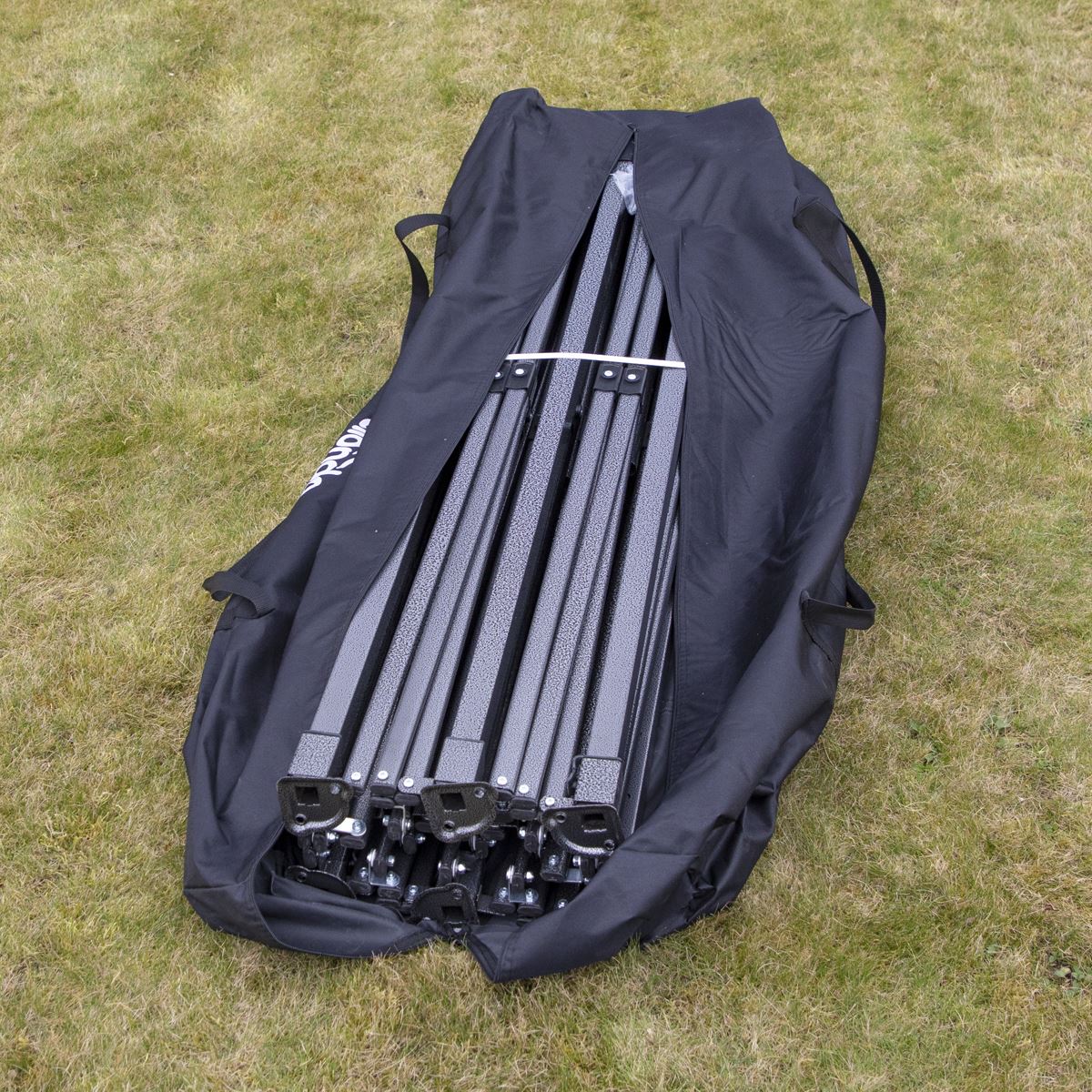 Dellonda 3x6m Pop-Up Gazebo Heavy Duty Carry Bag Rope Stakes & Weight Blue - Image 6