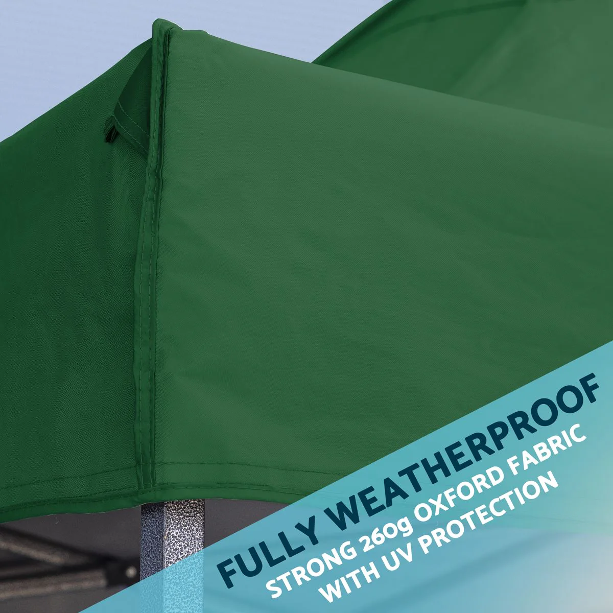 Dellonda 3x6m Pop-Up Gazebo Heavy Duty  with Carry Bag - Dark Green - Image 5