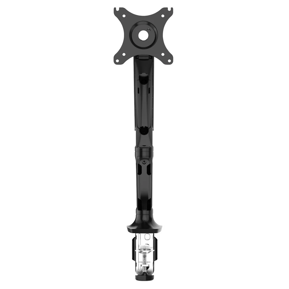 Dellonda Adjustable Single Monitor Arm with 360 Rotation - Black DH24 - Image 3