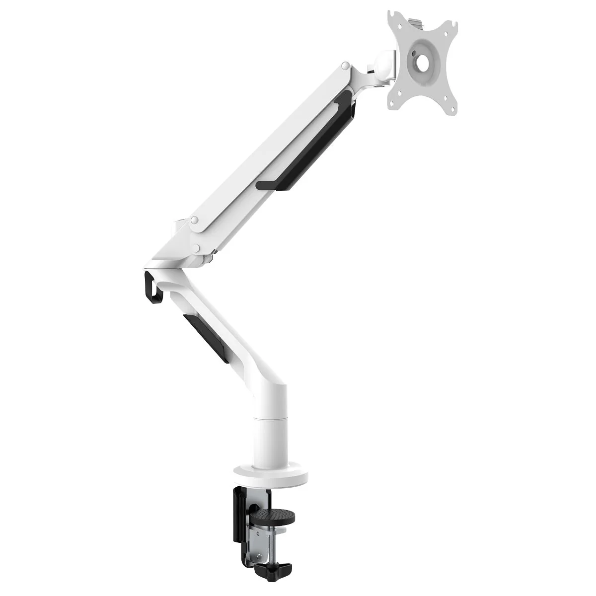Dellonda Adjustable Single Monitor Arm with 360 Rotation - White DH26 - Image 11