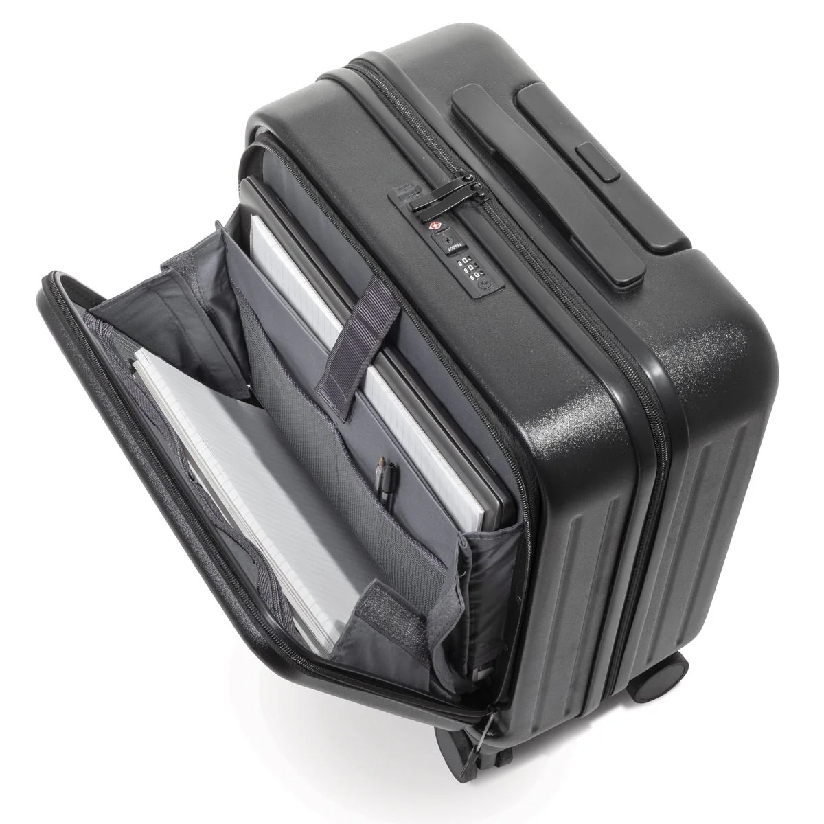 Dellonda Cabin Size Luggage with Laptop Compartments & Dual TSA Lock 18" - Image 7