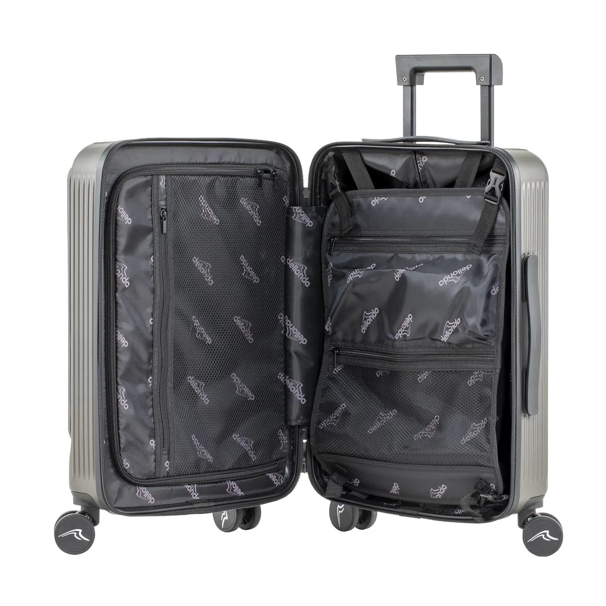 Dellonda Cabin Size Luggage with Laptop Compartments & Dual TSA Lock 20" - Image 6