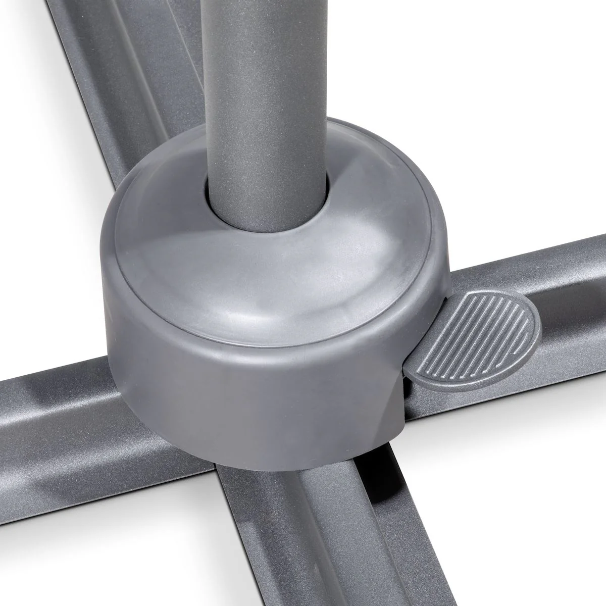 Dellonda Cantilever Parasol with 360 Rotation, Tilt & Cover 3m - Grey - Image 18