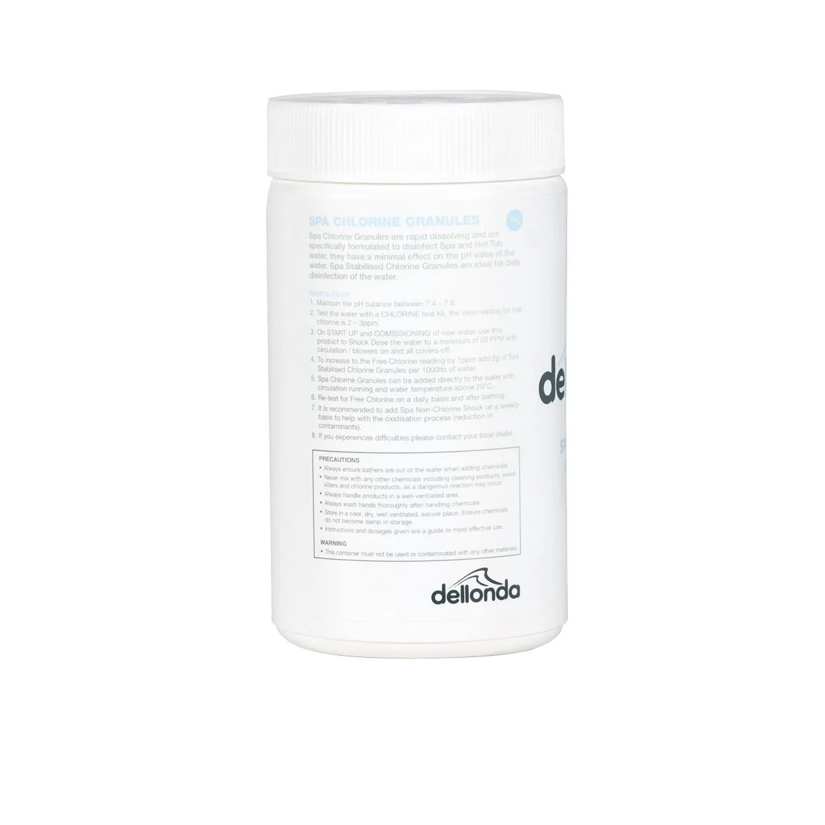 Dellonda Chlorine Granules for Hot Tubs/Spas & Swimming Pools 1kg DL50 - Image 5