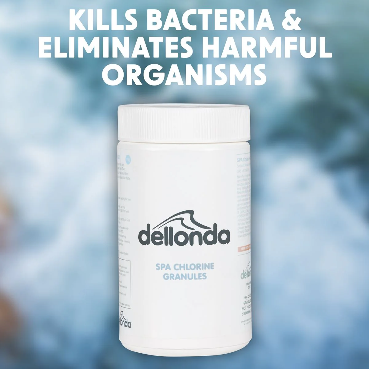 Dellonda Chlorine Granules for Hot Tubs/Spas & Swimming Pools 1kg DL50 - Image 6