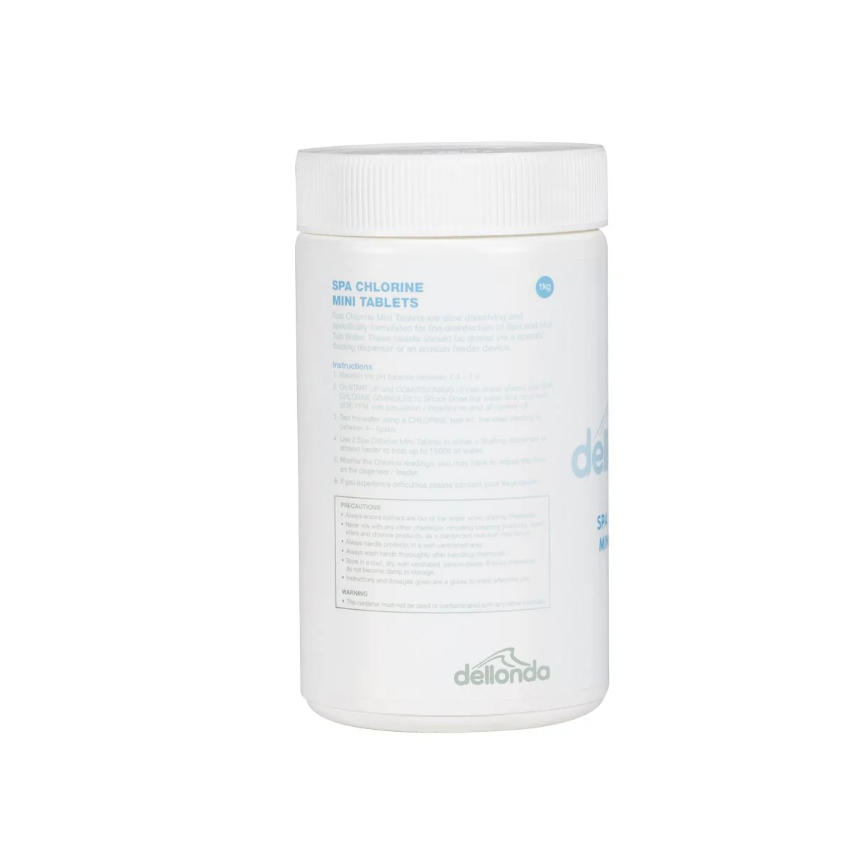 Dellonda Chlorine Mini Tabs for Hot Tubs/Spas & Swimming Pools 1kg DL51 - Image 3