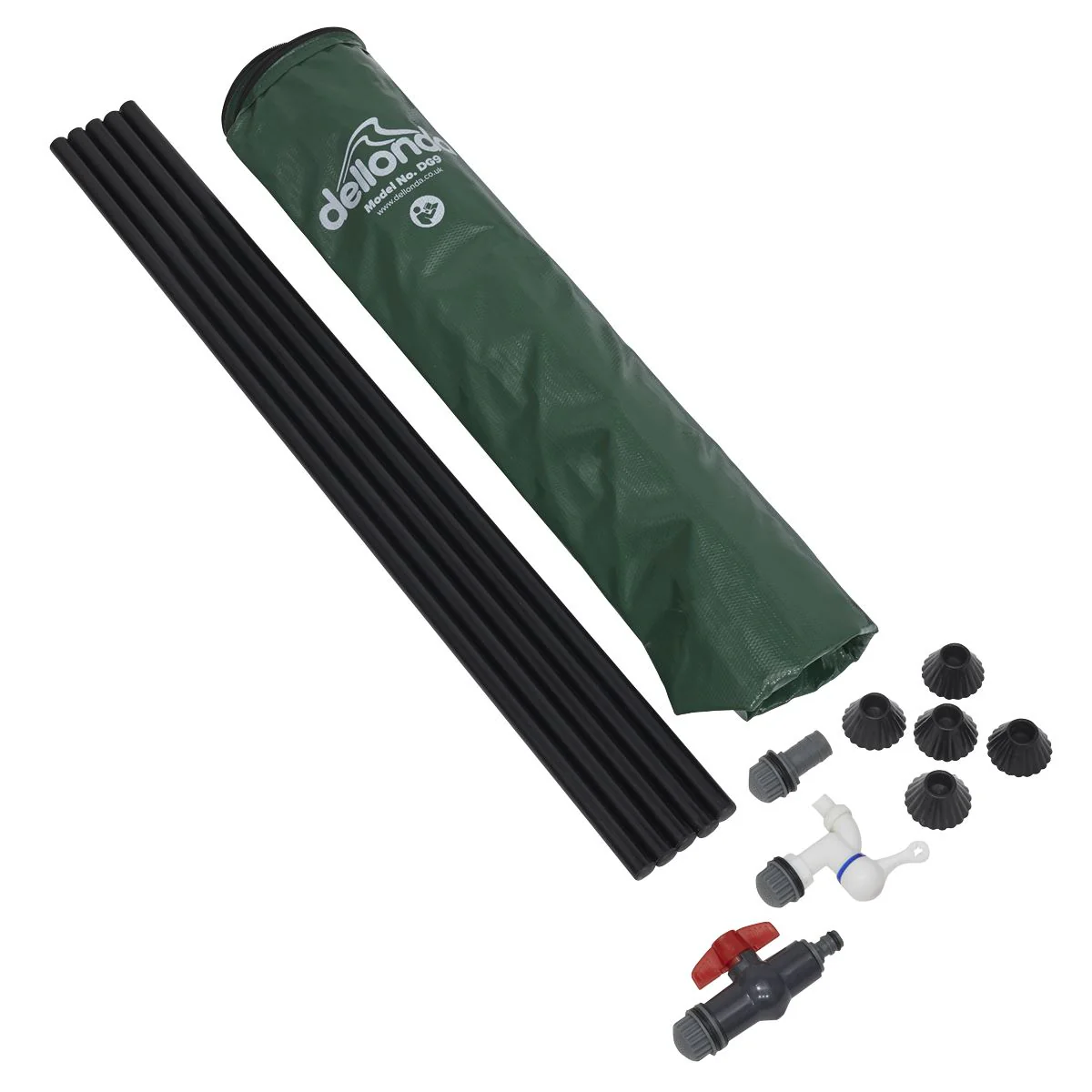 Dellonda Collapsible PVC Garden Water Butt with Zipped Lid & Drain Tap 250L - Image 16