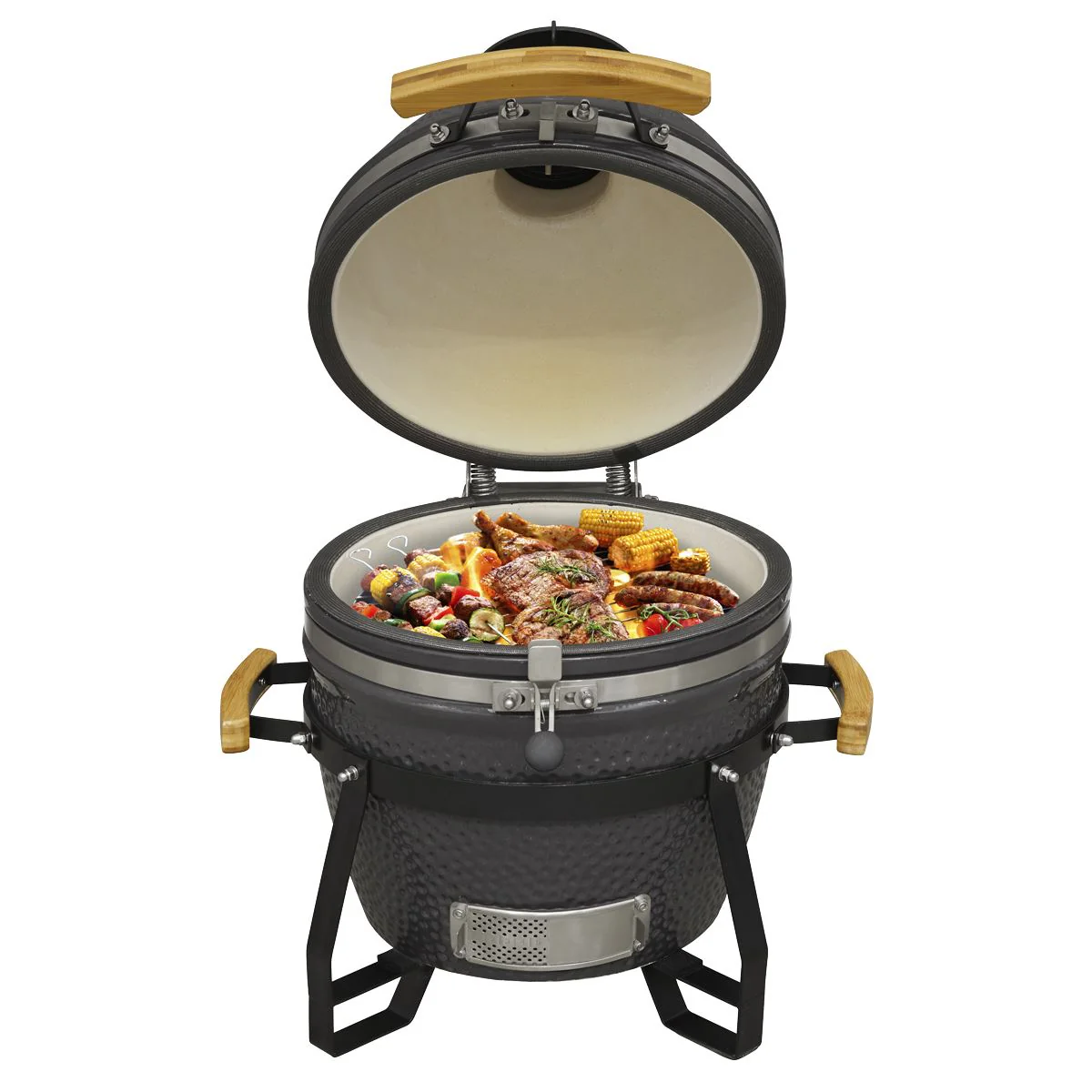 Dellonda Deluxe 16"(40cm) Ceramic Kamado Style BBQ DG158 - Image 27