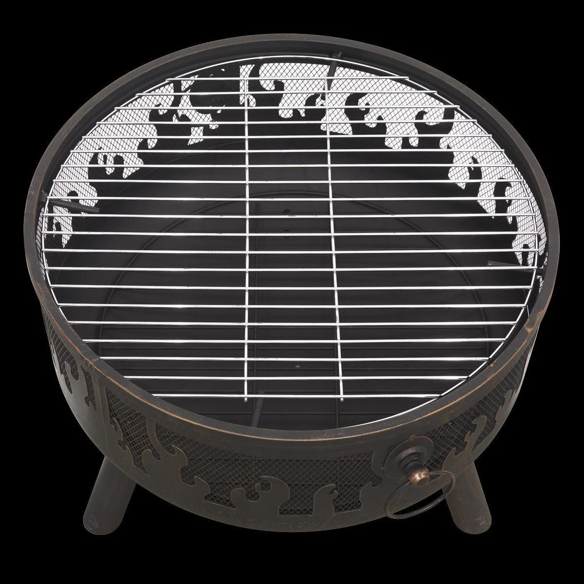 Dellonda Deluxe Outdoor Firepit - Image 10
