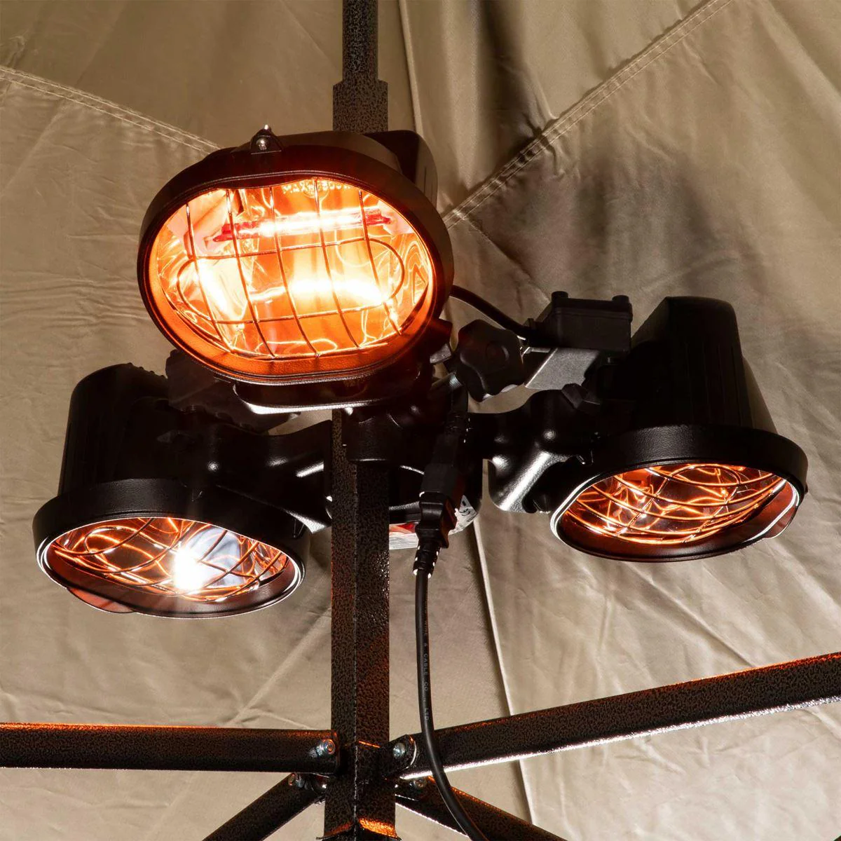 Dellonda Folding Parasol Patio Infrared Heater - Image 4