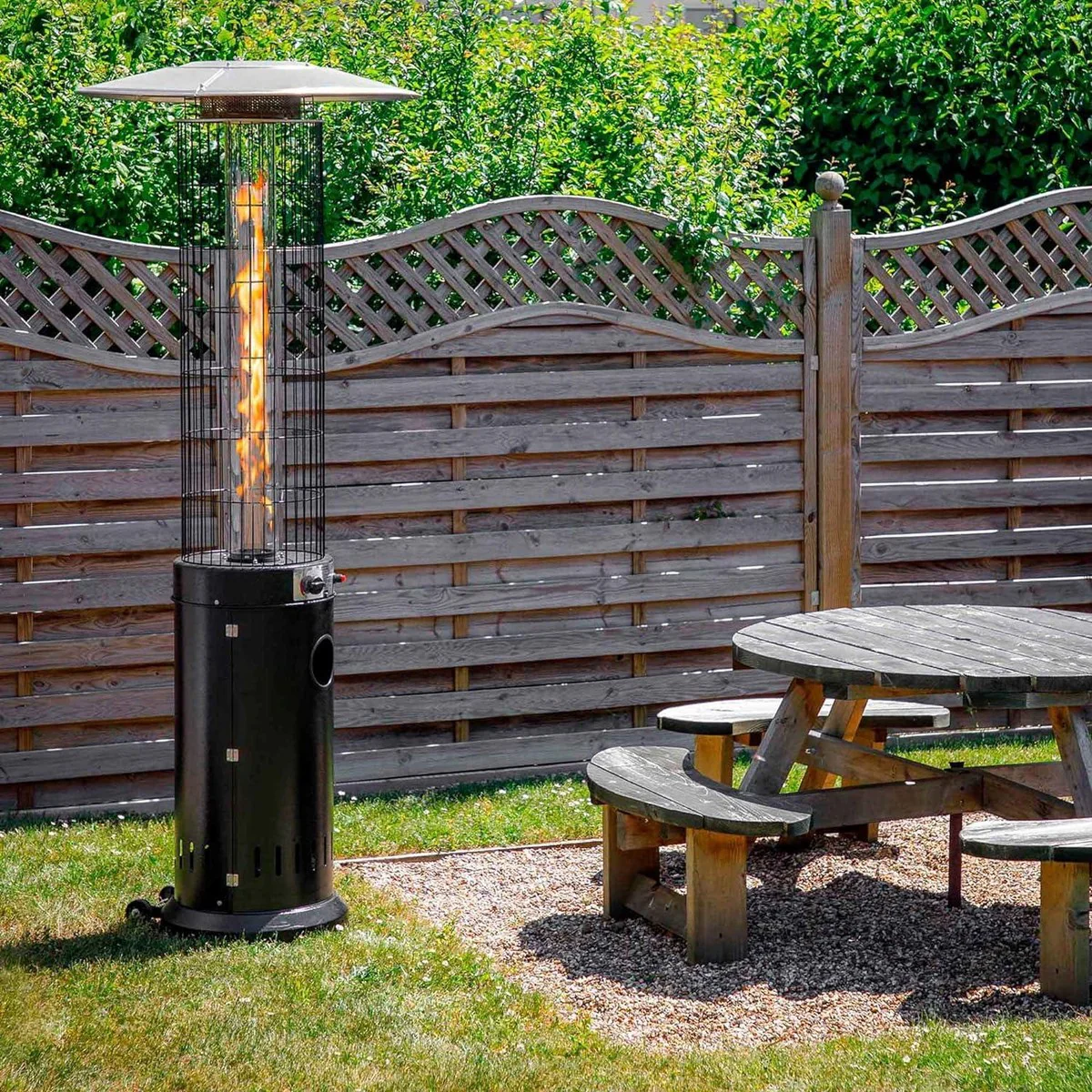 Dellonda Gas Patio Heater 13kW for Commercial & Domestic Use Black - Image 2