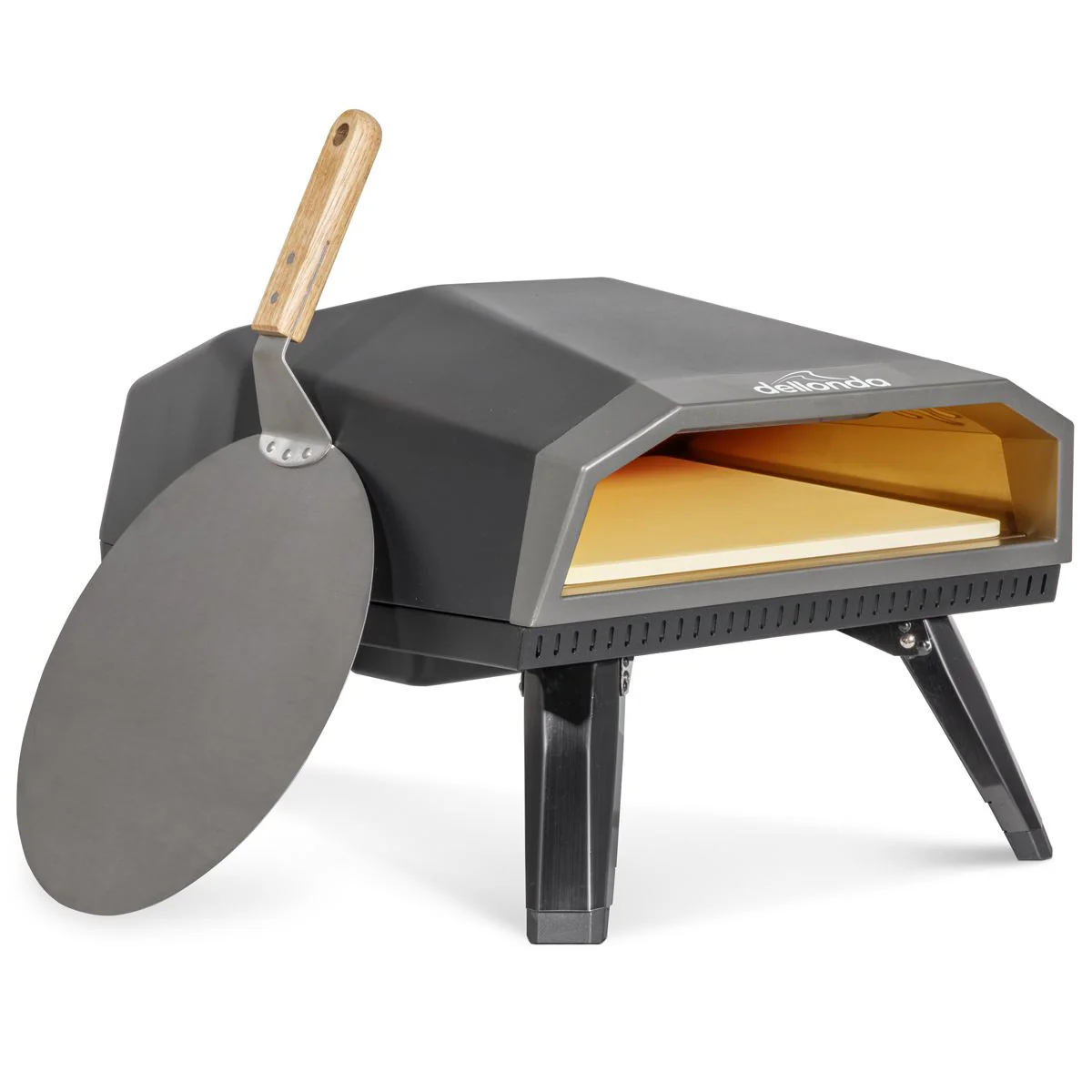 Dellonda Gas Pizza Oven with Water-Resistant Cover/Carry Bag & 12" Pizza Peel - Image 12