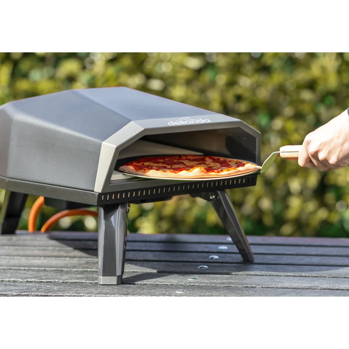 Dellonda Gas Pizza Oven with Water-Resistant Cover/Carry Bag & 12" Pizza Peel - Image 18