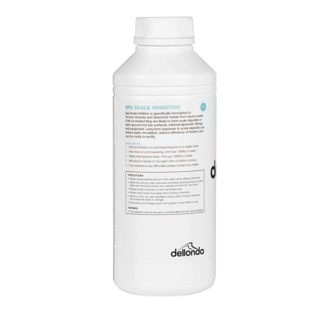 Dellonda Hot Tub/Spa Scale Inhibitor 1L DL59 - Image 2