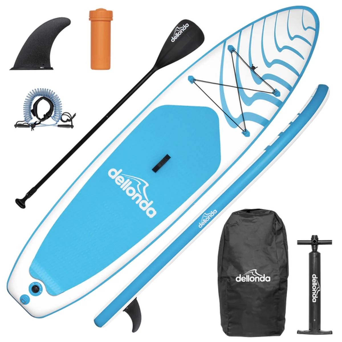 Dellonda Inflatable Stand-Up Paddle Board 10'6" - Image 8