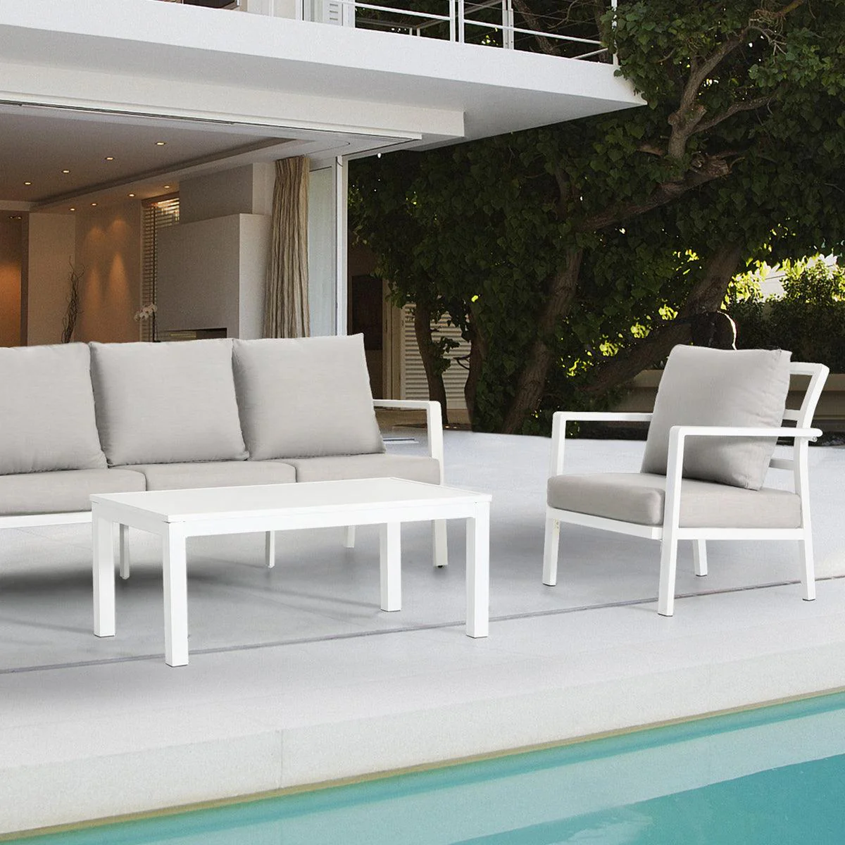 Dellonda Kyoto 4 Piece Garden Set - Image 3