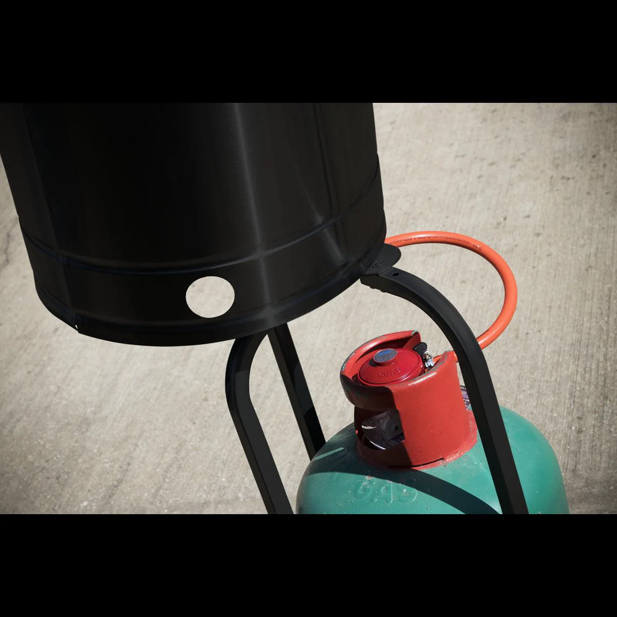 Dellonda Outdoor Garden Gas Patio Heater 13kW Commercial & Domestic Use Black - Image 8