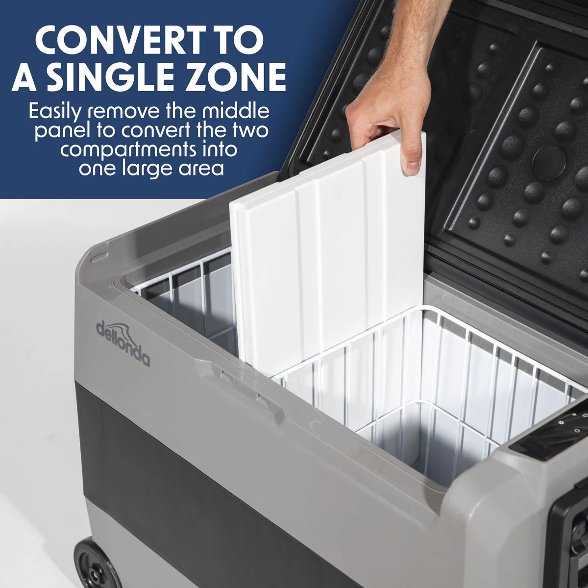 Dellonda Portable Fridge Freezer/Cool Box with LED Display 60L DL15 - Image 2