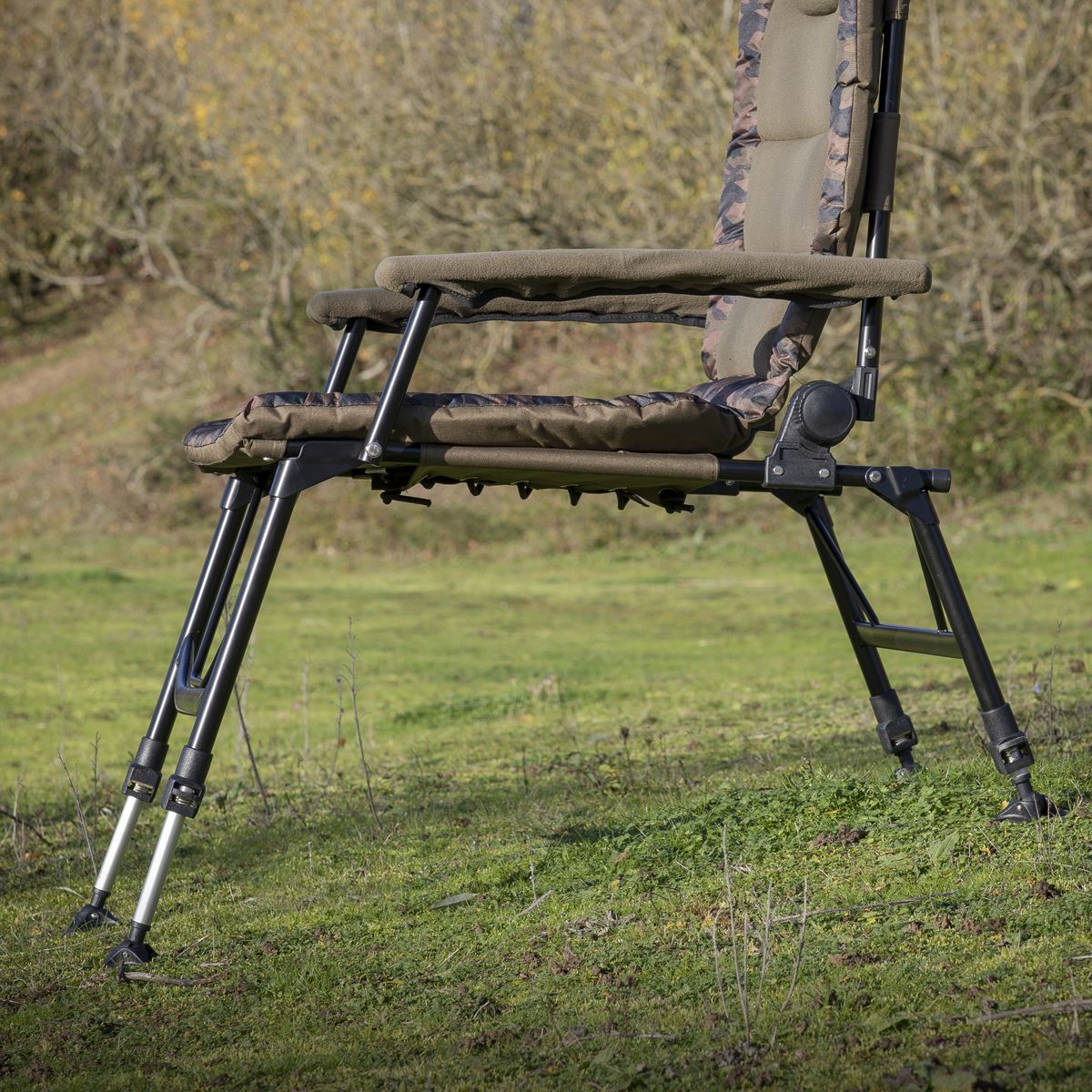 Dellonda Portable Reclining Chair with Armrests DL73 - Image 2
