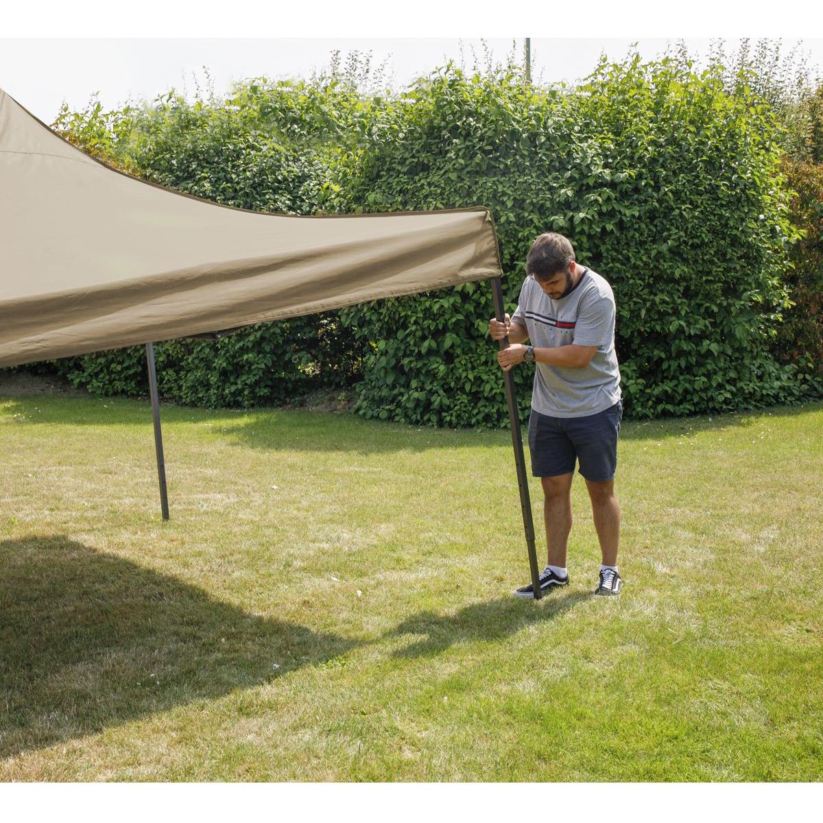 Dellonda Premium 3 x 3m Pop-Up Gazebo - Beige - Image 11
