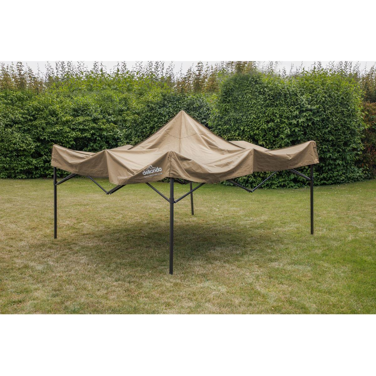 Dellonda Premium 3 x 3m Pop-Up Gazebo - Beige - Image 5