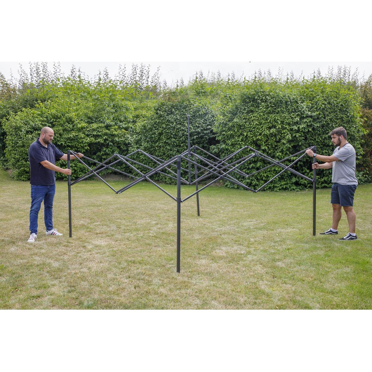 Dellonda Premium 3 x 3m Pop-Up Gazebo - Beige - Image 7