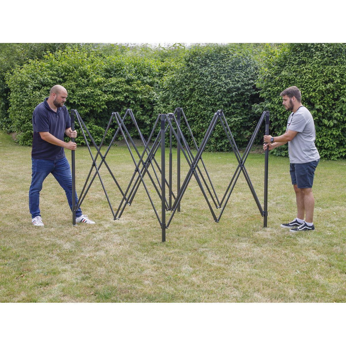 Dellonda Premium 3 x 3m Pop-Up Gazebo - Beige - Image 9