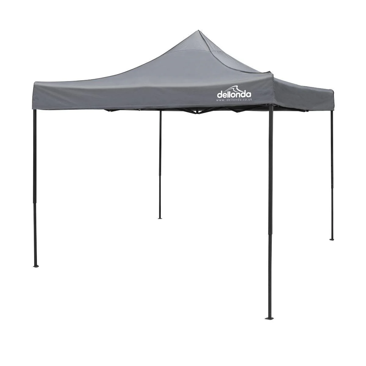 Dellonda Premium 3 x 3m Pop-Up Gazebo - Grey