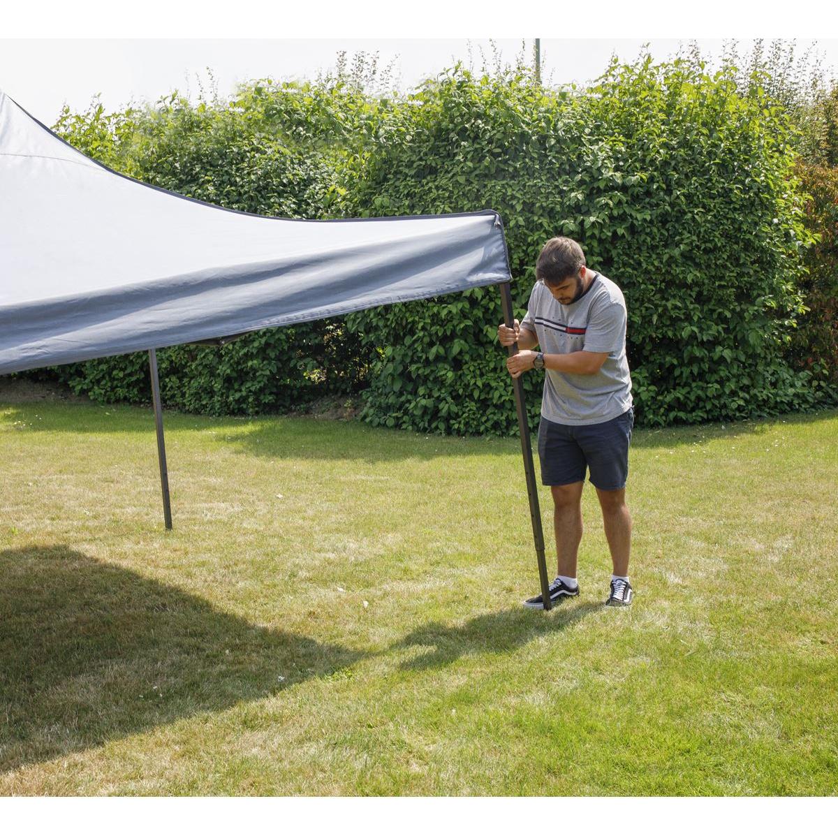 Dellonda Premium 3 x 3m Pop-Up Gazebo - Grey - Image 14