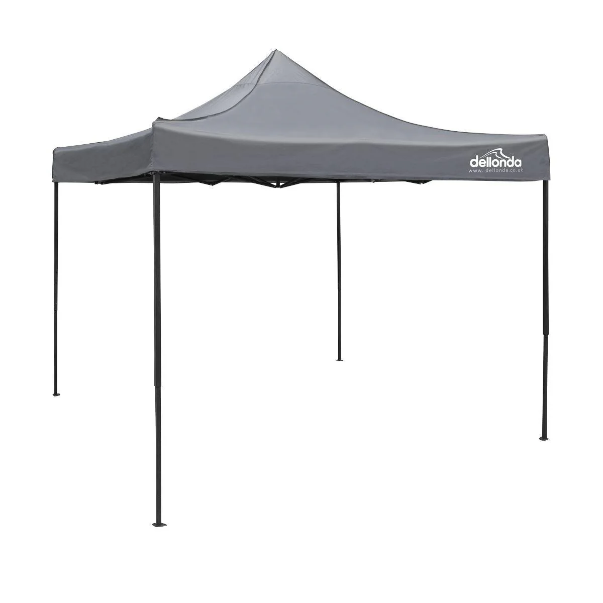 Dellonda Premium 3 x 3m Pop-Up Gazebo - Grey - Image 2