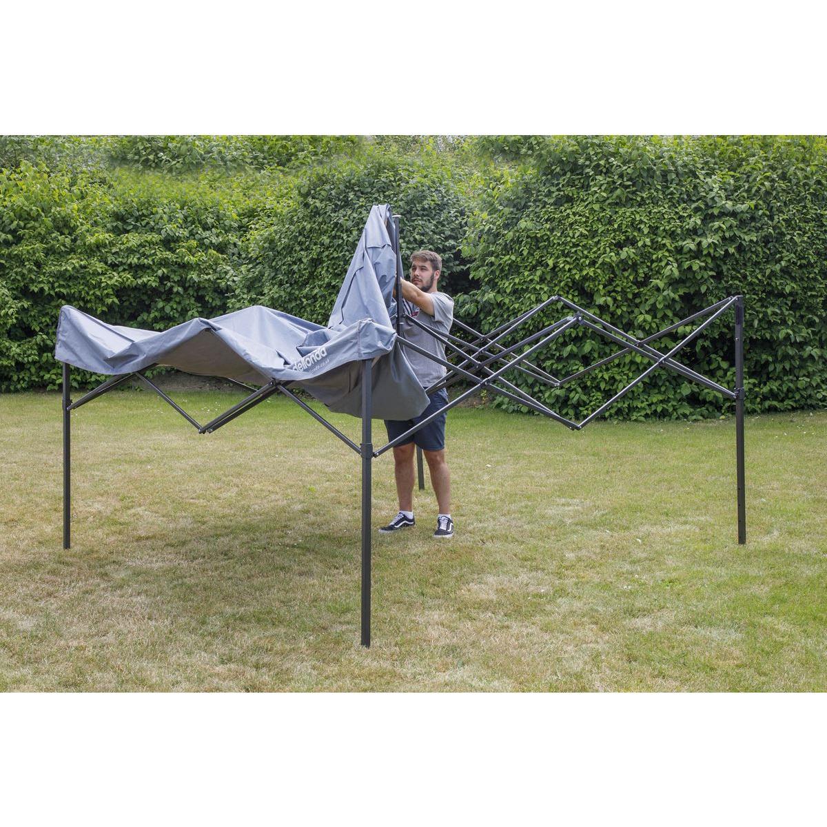 Dellonda Premium 3 x 3m Pop-Up Gazebo - Grey - Image 7