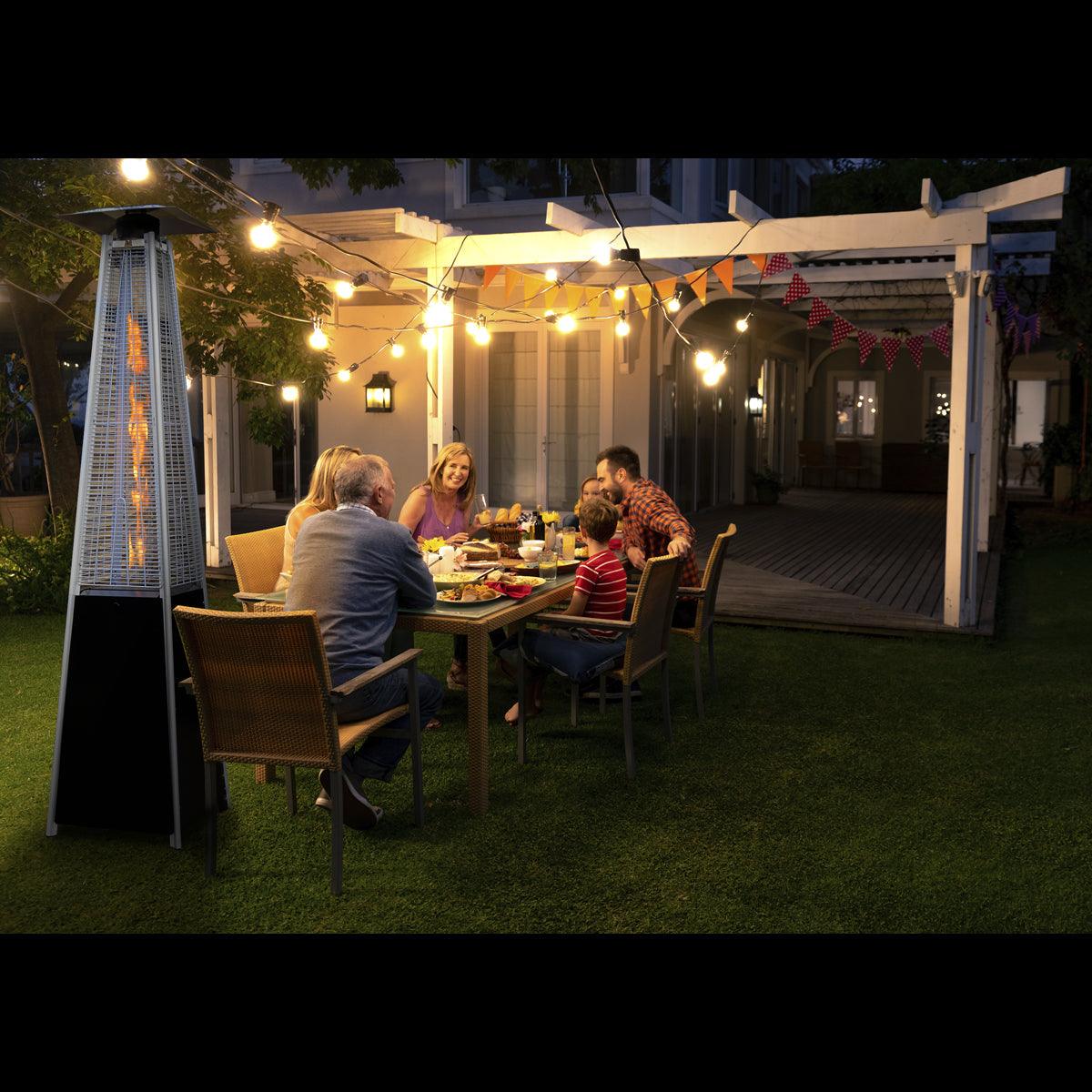 Dellonda Pyramid Gas Outdoor Garden Patio Heater 13kW Commercial & Home Use - Image 3