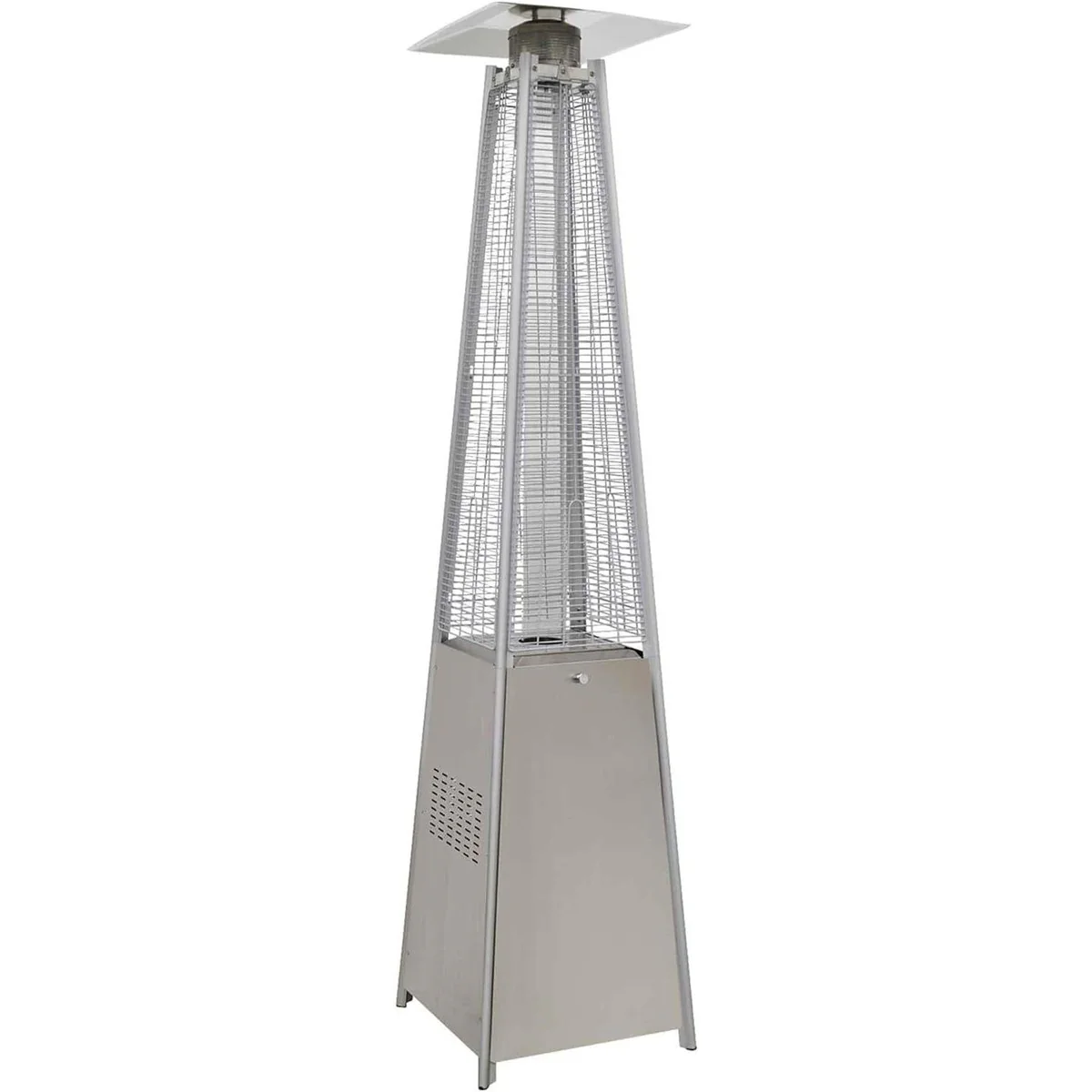 Dellonda Pyramid Gas Patio Heater 13kW Commercial Garden Use Stainless Steel - Image 3