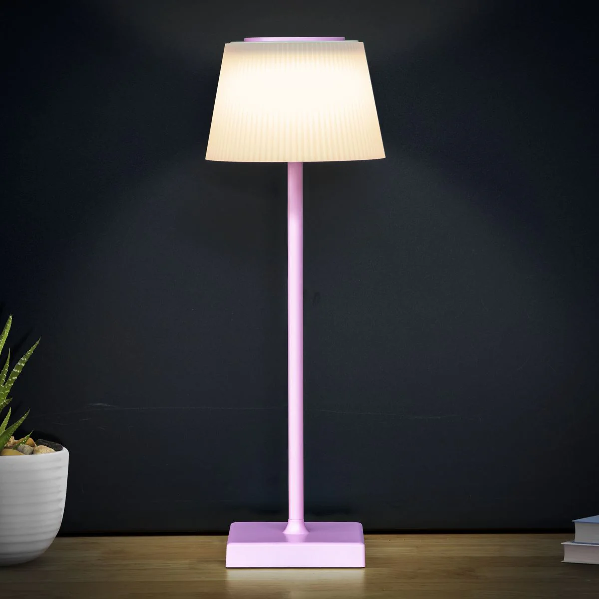 Dellonda Rechargeable Table Lamp for Home Office Restaurant RGB Colours - Image 6