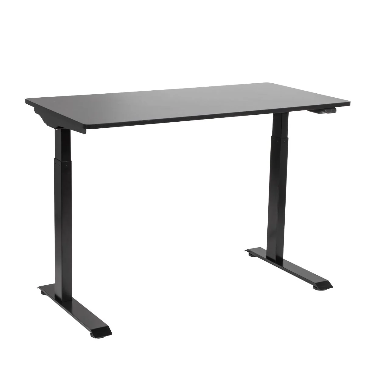 Dellonda Single Motor Adjustable-Height Electric Sit/Stand Desk - Black Desktop - Image 11