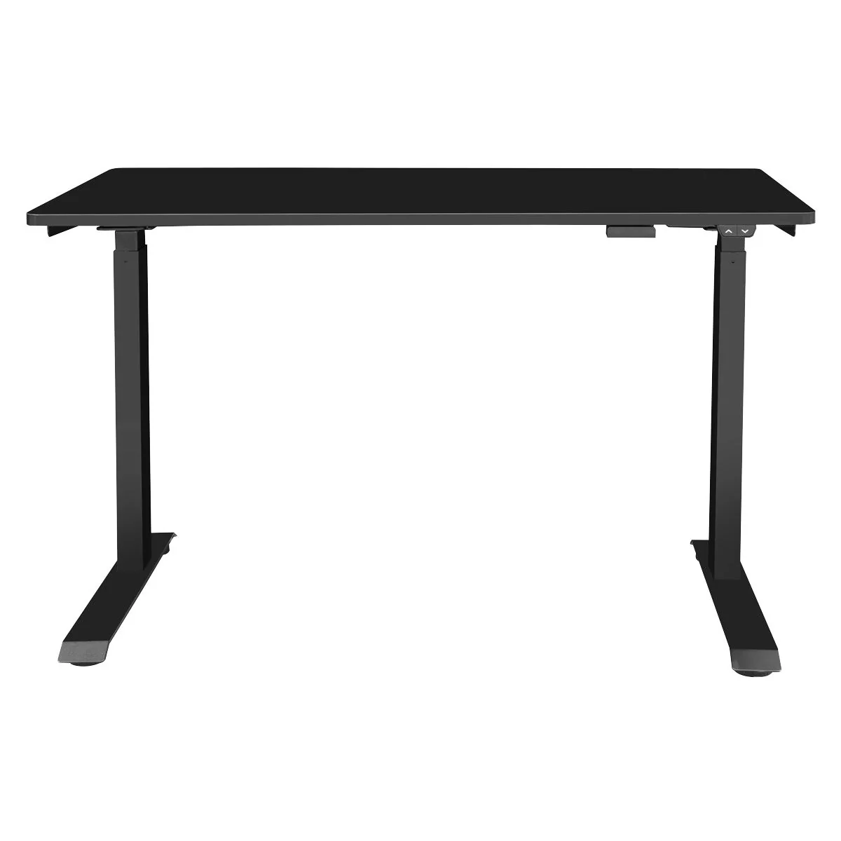 Dellonda Single Motor Adjustable-Height Electric Sit/Stand Desk - Black Desktop - Image 3
