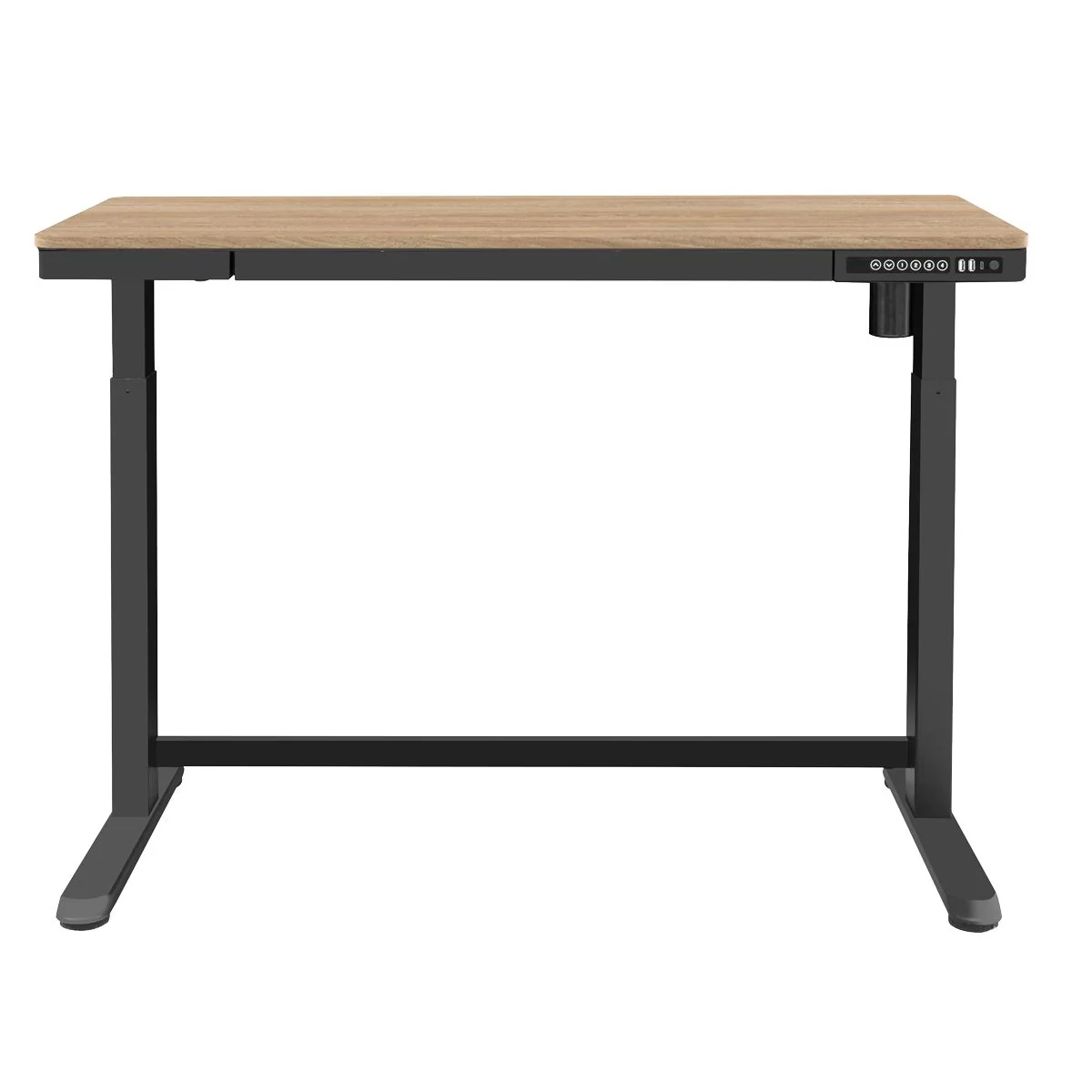 Dellonda Single Motor Electric Desk with Control Panel USB Port & Drawer - Image 2