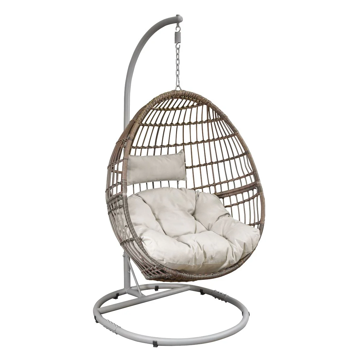 Dellonda Single Swinging Egg Chair with Cushion DG60 - Image 2