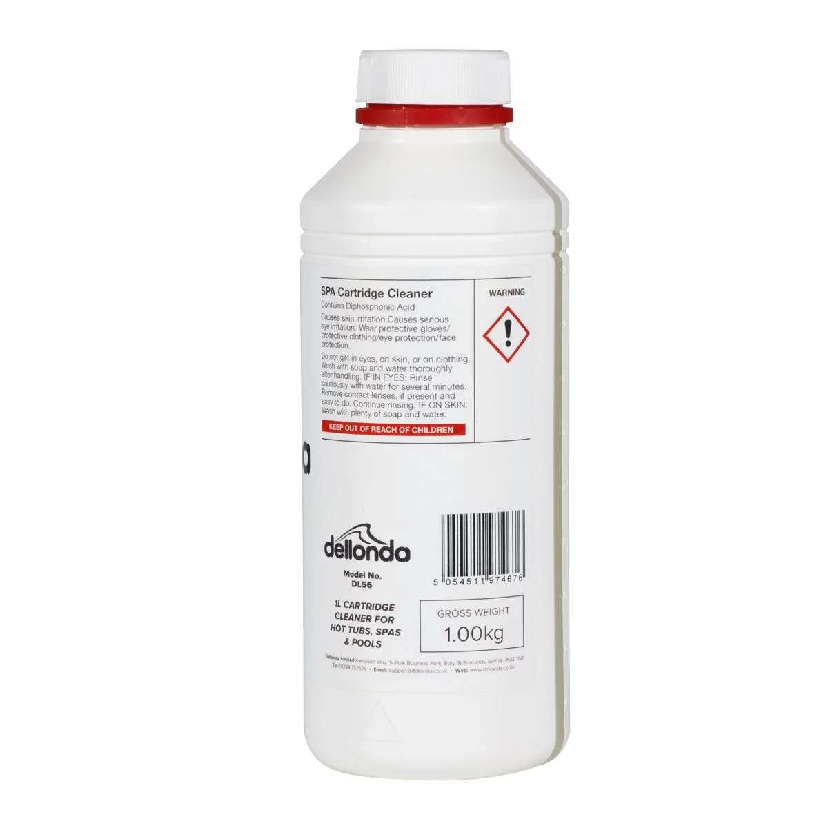 Dellonda Universal Filter Cartridge Cleaner Hot Tubs/Spas & Swimming Pools 1L - Image 2