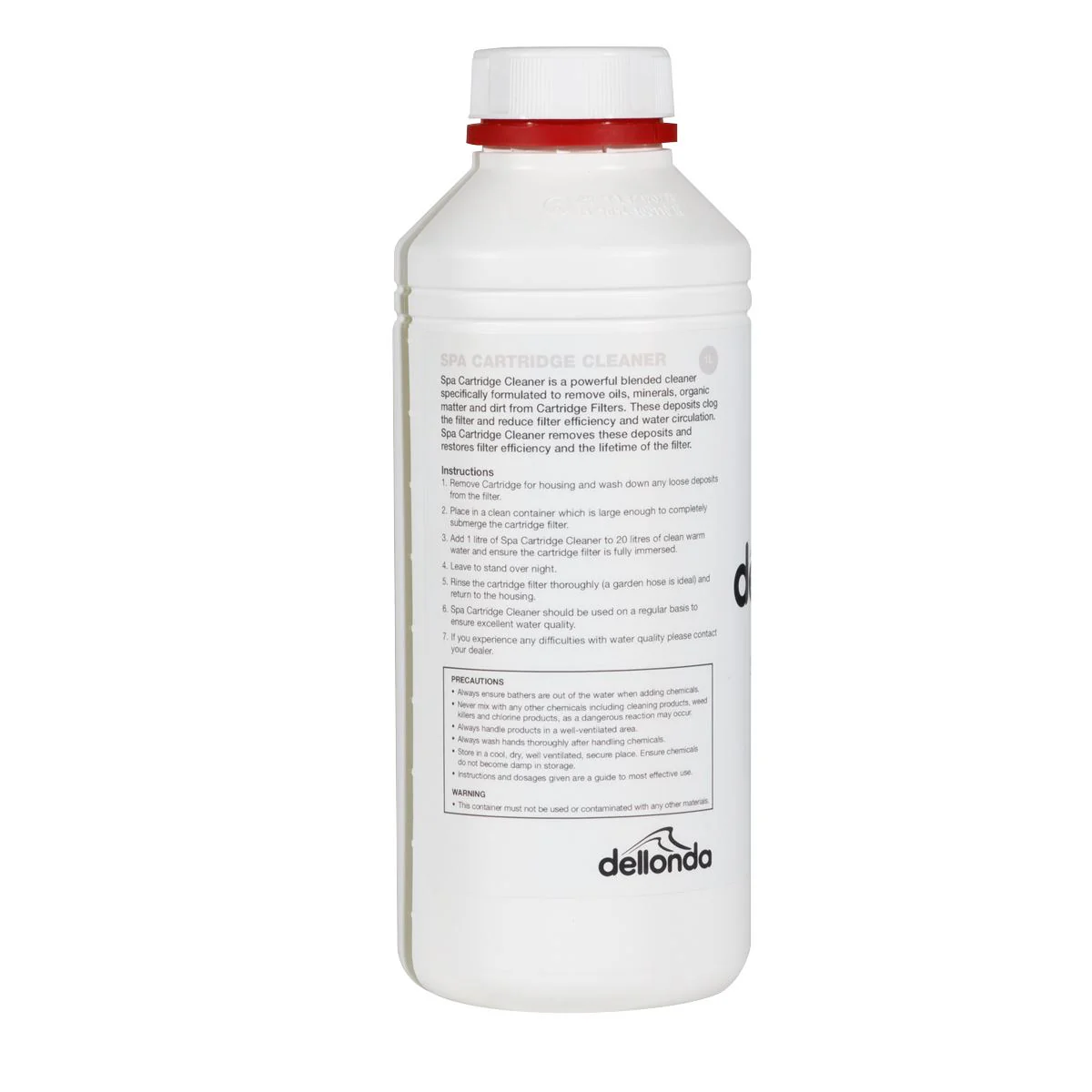 Dellonda Universal Filter Cartridge Cleaner Hot Tubs/Spas & Swimming Pools 1L - Image 3