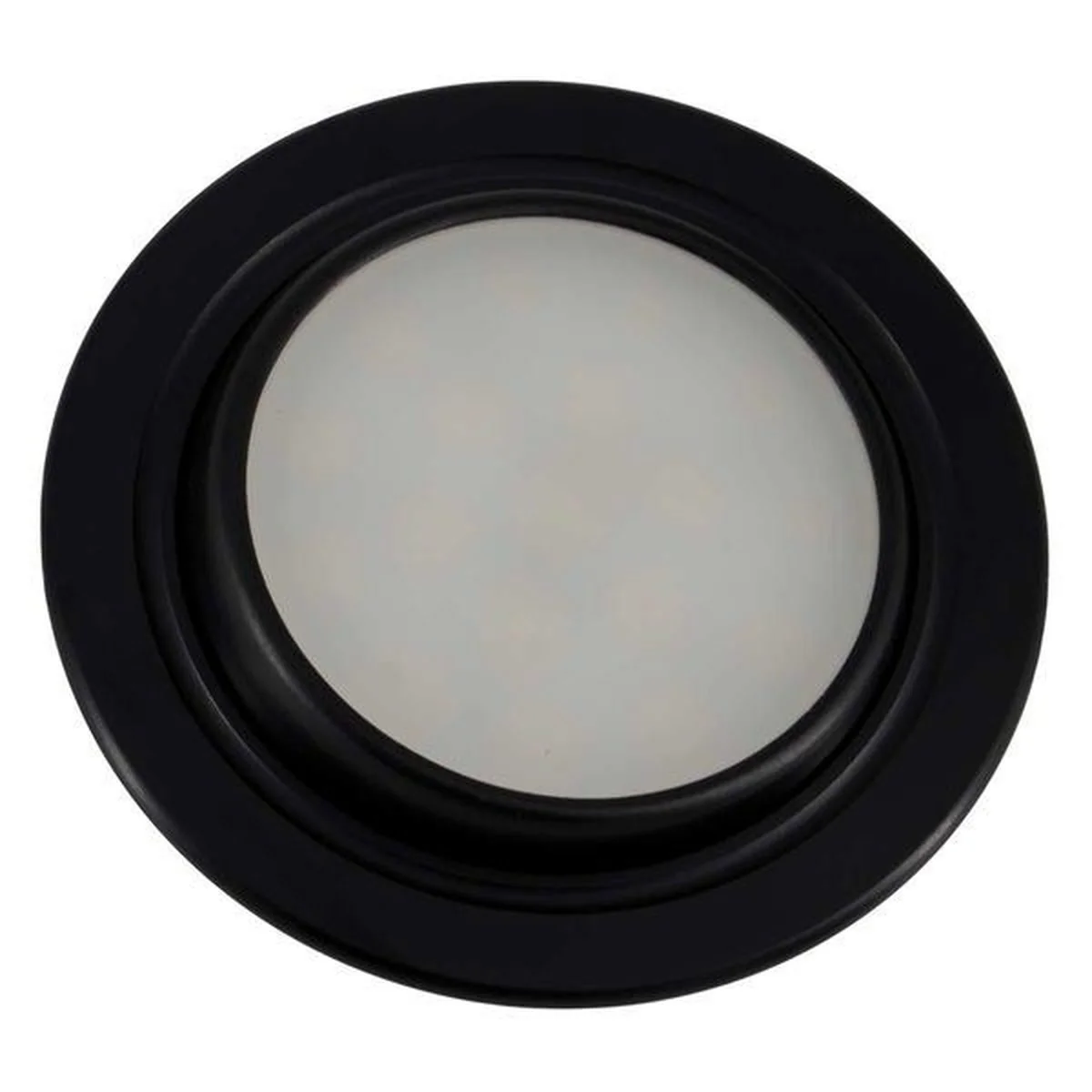Dimatec Recessed 1.5W Swivel 18 LED Spot (Black / 68mm Dia)