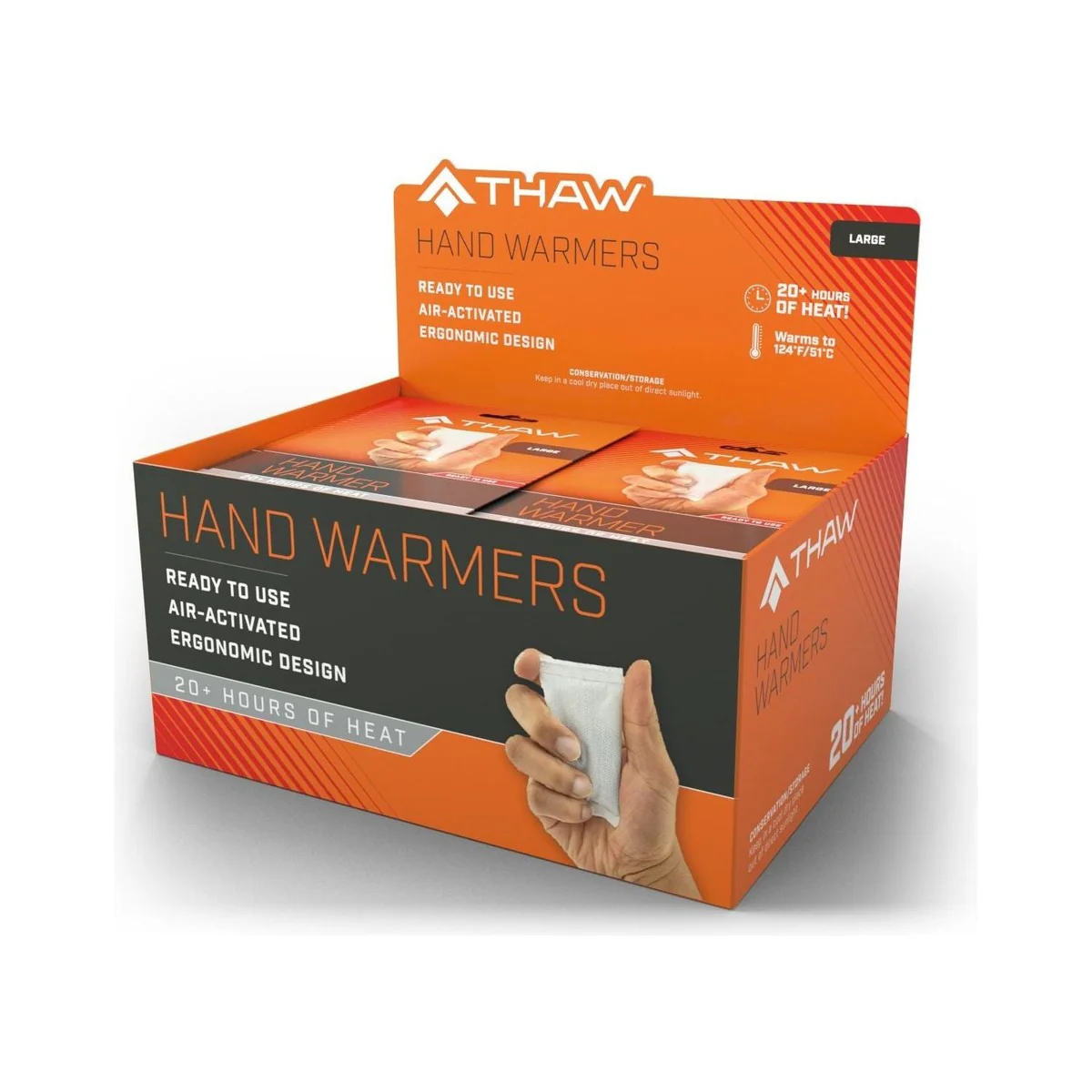 Disposable large hand warmer (1 pack - single) THA-HND-0007-G - Image 2
