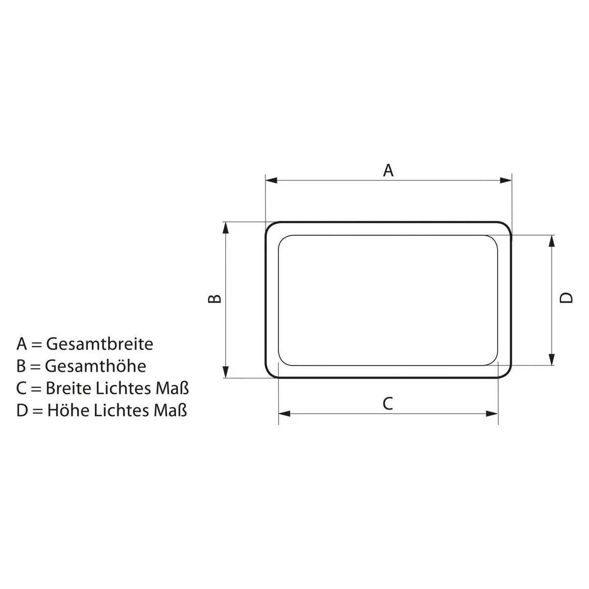 Dometic 1000X500 S4 sliding window 9104100181 - Image 2